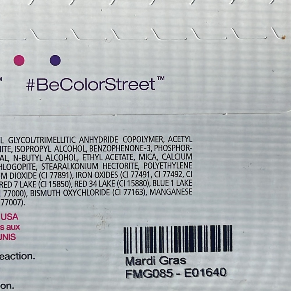 ColorStreet Manicure NailStrips MardiGras-Purple, Blue, SilverSparkles 2 for $18 - Picture 8 of 8